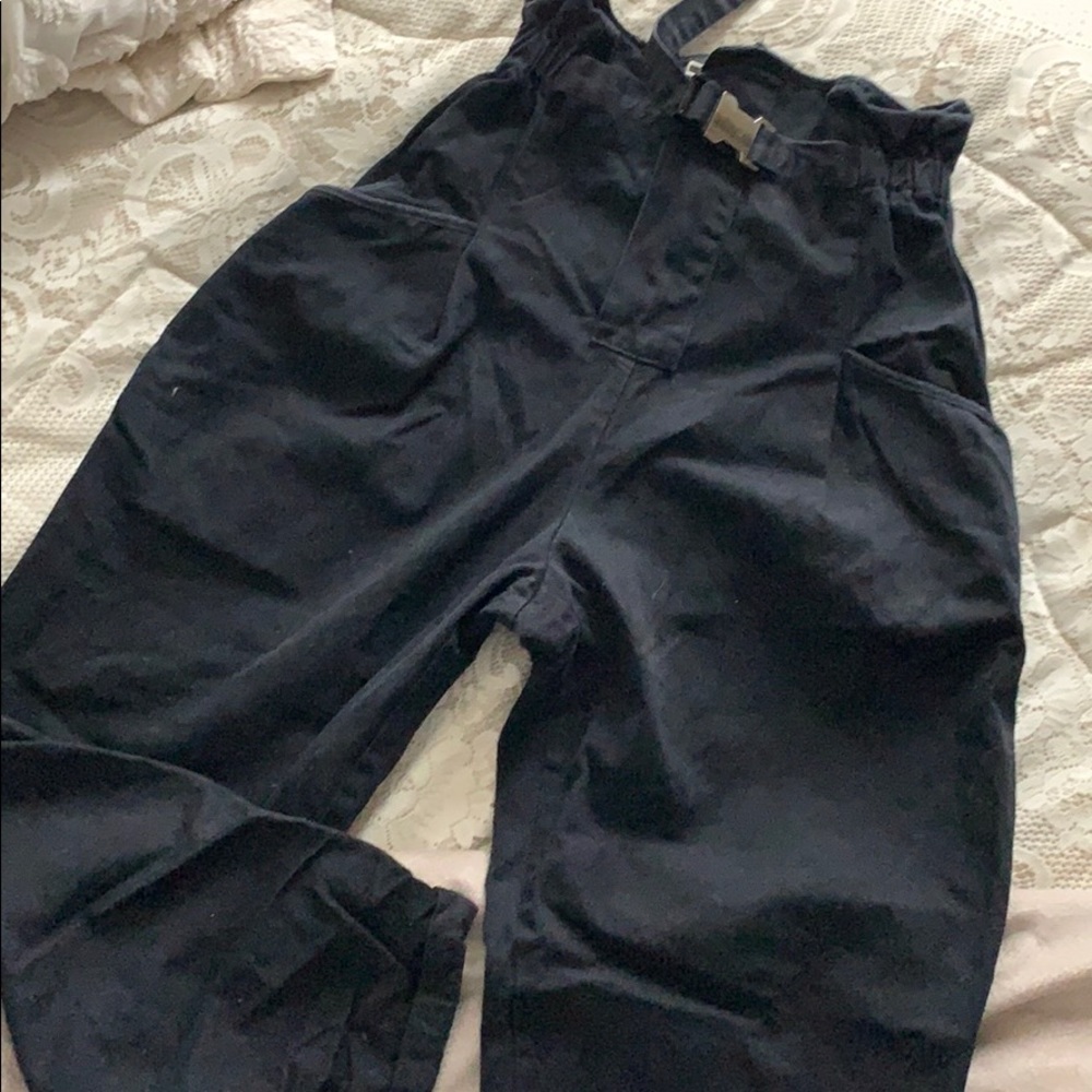 Black balloon track pants - Picture 1 of 3